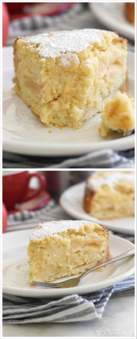 Ricotta Apple Recipes, Apple Ricotta Muffins, Pear Ricotta Cake, Ricotta Cheese Bread, Apple Ricotta Cake, Italian Apple Cake Recipe, Apple Cake Recipes Moist, Apple Receipts, Ricotta Cheese Recipes Dessert