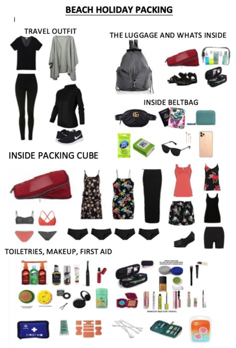 How To Pack One Week In A Backpack, What To Pack For A Week Trip Summer, Packing In A Backpack For A Week, Summer Packing List 1 Week, One Bag Travel, Backpacking List, Summer Packing Lists, 2 Days Trip, Summer Packing