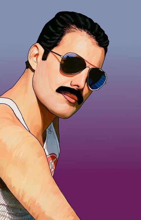 Freddie Mercury, Digital Painting