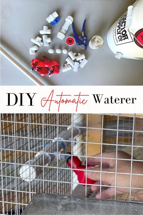 DIY Automatic Waterer #DIYwaterer #DIYautomaticwaterer #DIYautomaticwatererforquail #buildyourownautomaticwaterer Quail Waterer, Automatic Waterer, Homesteading Diy, Diy Inspiration, Step By Step Instructions, Box Fan, Join Me, How To Build