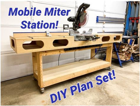 Miter Station, Miter Saw Station, Saw Station, Workbench Plan, Mitre Saw Station, Rustic Wood Lanterns, Best Table Saw, Mitre Saw Stand, Half Rack