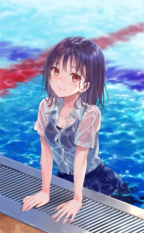 Anime Summer, 영감을 주는 캐릭터, Anime Pictures, Anime Wallpapers, Anime Artwork, Random Anime, Anime Scenery, Manga Girl, Art Anime