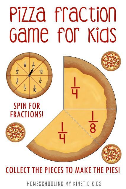 Trick your kids into learning about fractions with this fun pizza-themed game! Each player works to collect fraction slices to try for a whole pie. Have the most whole pizzas in the end to win. Great for homeschoolers and classrooms. Can also be played through Zoom! Fraction Games For Kids, Pizza Fractions, Printable Pizza, Math Helper, Line Math, Fraction Games, Fractions Decimals, Fractions Worksheets, Math Printables