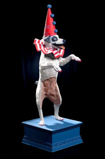 Circus Dog, Circus Tattoo, Dogs Ideas, Dark Circus, Circus Animals, Circus Art, Dog Sculpture, Selling Art Online, Circus Theme