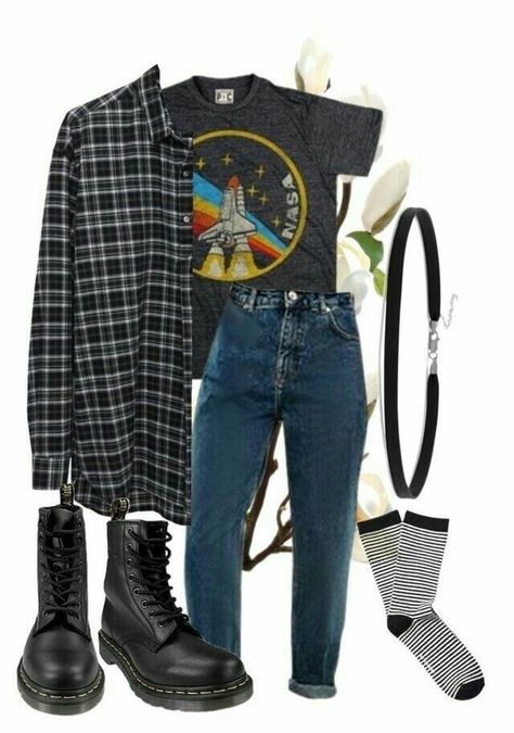 Grunge Winter Outfits, Grunge Outfits 90s, Look Grunge, Fest Outfits, 90s Fashion Grunge, Fashion 90s, 90's Fashion, Grunge Look, Hipster Outfits