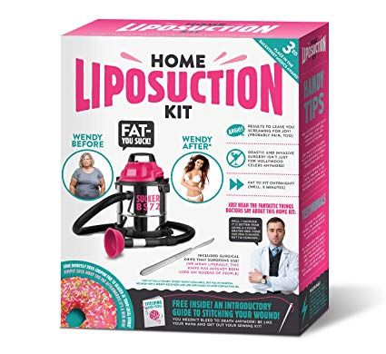 Amazon.com: Seymour Butz Home Liposuction Kit Prank Giftbox - Perfect White Elephant Gift or Prank: Gateway Crafting With Cat Hair, Prank Box, Prank Gift Boxes, Gift Exchange Party, Best White Elephant Gifts, Swear Word Coloring Book, Prank Gifts, White Elephant Gifts Exchange, White Elephant Gift