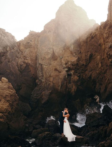 Big Sur Engagement Photos, Big Sur Beach, Beach Wedding Planning, Big Sur Wedding, Beach Wedding Dresses, Beach Wedding Decorations, Beach Elopement, Beach Theme Wedding, Elopement Locations