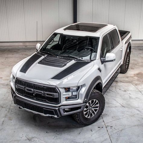 Ford Raptor White, Ford F 150 Raptor, Ford F150 Raptor, Ford Raptor, Oxford White, Utility Vehicles, Ford Gt, Future Car, My Dream Car