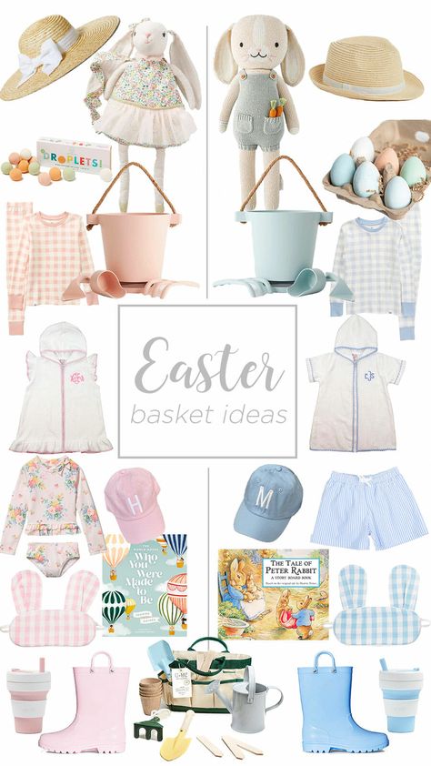 Easter Basket Toddler Boy, Easter Present Ideas, Easter Basket For Toddler, Baby Boy Easter Basket, Baby Girl Easter Basket, Toddler Easter Basket Ideas, Kids Easter Basket Ideas, Easter Basket Ideas For Boys, Easter Basket Filler Ideas