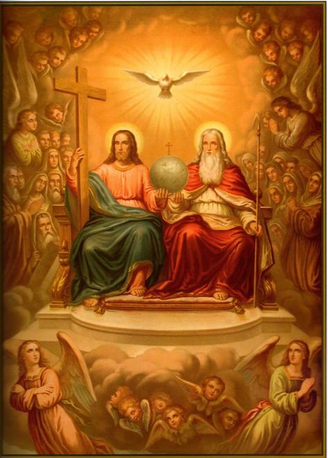 ...and is seated at the right hand of God the Father almighty; concluding the Sixth Article of the Apostles' Creed. Image Of Jesus, Our Father Who Art In Heaven, Jesus And Mary, Religious Pictures, Catholic Images, Pictures Of Jesus Christ, Jesus Christ Images, Religious Images, Biblical Art