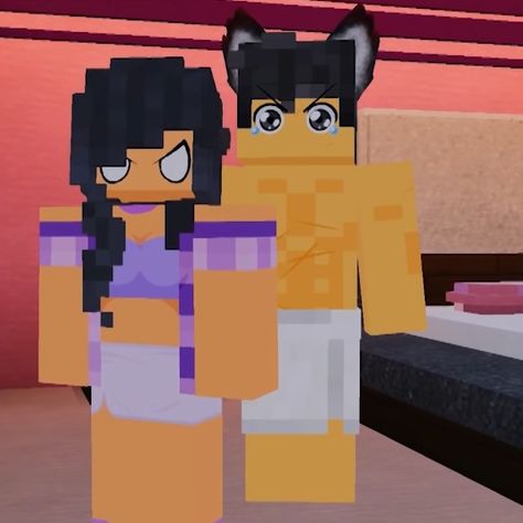 Aphmau And Aaron Fanart, Aaron Fanart, Aaron X Aphmau, Hot Werewolf, Aphmau Funny, Aphmau X Aaron, Aaron Aphmau, Aphmau Aaron, Aphmau Crew