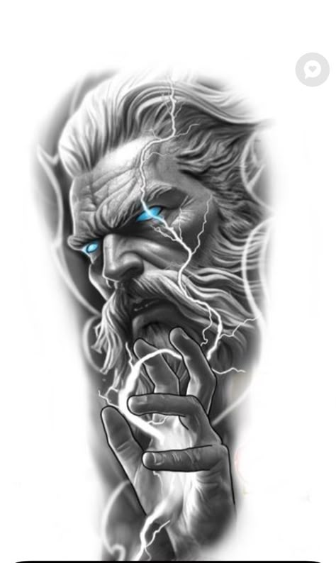 Greek Mythology Calf Tattoos, Zuse God Tattoo Designs, Zeus Tattoo Chest, Zeus Tattoo Leg, Zeus Lightning Bolt Tattoo, Zeus Tattoo Design Ideas, Zeus Tattoo Stencil, Zues Tattoo Mythology, Greek Gods Tattoo