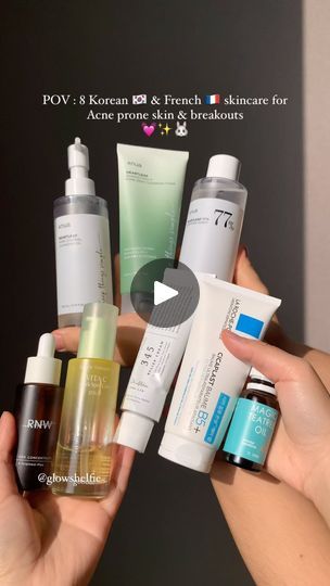 77K views · 7K reactions | Here are 8 advanced steps for #acne prone skin and achieve GLASS SKIN (PM Routine)! 💓✨ ✨ USE REWARD CODE TO SAVE MONEY ✨ 🛍️ @yesstyle : GLOWSHELFIE0 💸 @stylevana_sv : INF10GSHELFIE 🫒 @oliveyoung_global : GLOWSHELFIE1 💓 Step 1 - DOUBLE CLEANSING - CLEANSING OIL @anua.skincare_usa - Heartleaf Pore Control Cleansing Oil 💓 Step 2 - DOUBLE CLEANSING - CLEANSER @anua.skincare_usa - Heartleaf Quercetinol Pore Deep Cleansing Foam 💓 Step 3 : TONER @anua.skincare_usa - Heartleaf 77% Soothing Toner 💓 Step 4 : SERUM - anti-oxidant @rnw.global - DER. CONCENTRATE 4-Terpineol Plus 💓 Step 5 : SERUM - for dark spot @goodal_official_us - Vita C Dark Spot Care serum 💓 Step 6 : MOISTURIZER @dr.altheaglobal - 345 Relief Cream 💓 Step 7 : BALM (to apply only on acne are Anua Skincare, Pm Routine, Double Cleansing, Best Moisturizer, Acne Skin, Glass Skin, Cleansing Oil, Deep Cleansing, Acne Prone Skin