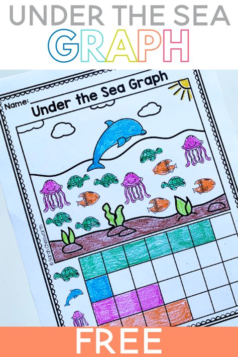 Beach And Ocean Theme Preschool, Ocean Theme Preschool Math Activities, Ocean Lesson Plans For Preschool Math, Jellyfish Activities Preschool Math, Beach Math Preschool, Ocean Animals Science Activities, Ocean Educational Activities, Ocean Theme For Kindergarten, Ocean Art Preschool Activities