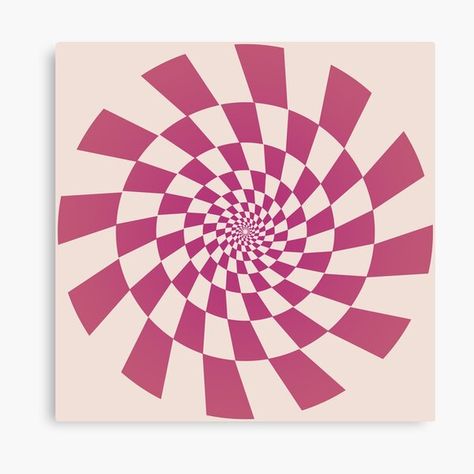 Gradation Design Art, Gradation Design, Optical Illusion, Chicago Cubs Logo, Optical Illusions, Pink Background, Sport Team Logos, Design Art, Independent Artist