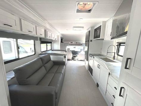 Rv Class C, Class B Motorhomes, Camper Trailer Remodel, Class A Rv, Class C Motorhomes, Class C Rv, Class A Motorhomes, Rv Makeover, Rv Ideas