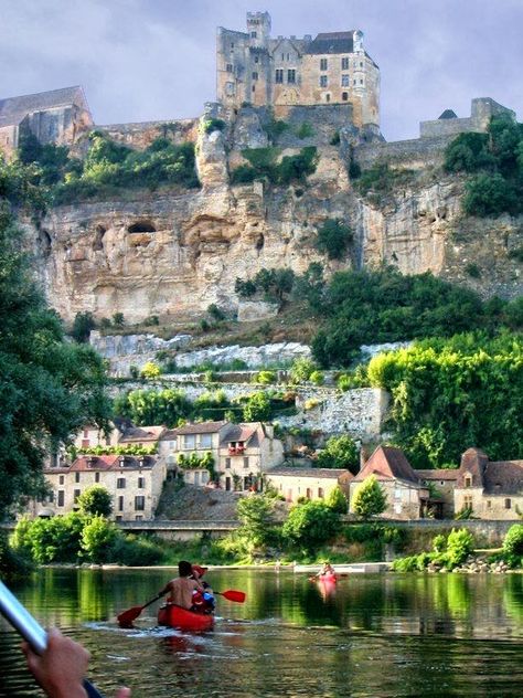 Dordogne River, Dordogne France, France Photography, Chateau France, Beaux Villages, French Countryside, A Castle, Aquitaine, Kayaks