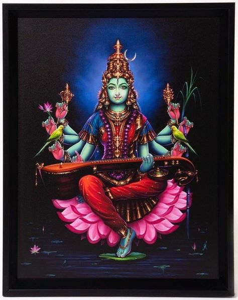 Kali Statue, Goddess Spirituality, Devi Images Hd, Tantra Art, Heart In Nature, Saraswati Goddess, Aadi Shakti, Shakti Goddess, Special Rangoli