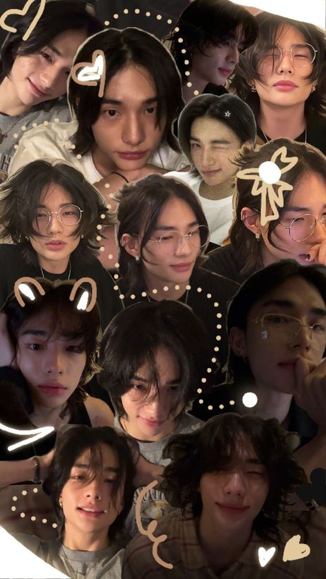 hyunjin, hyunjin collage, hyunjin aesthetic, hyunjin creme, hyunjin live, hyunjin wallpaper, hyunjin Hyunjin Collage Wallpaper, Creme Aesthetic, Hyunjin Collage, Hyunjin Wallpaper, Funny Lockscreen, Bulletin Journal Ideas, Straykids Hyunjin Photoshoot, Collage Wallpaper, Straykids Hyunjin