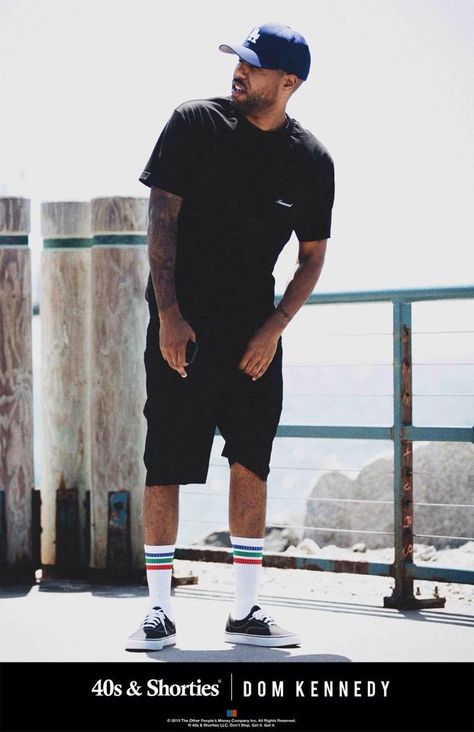 Dom Kennedy ... and that style tho((; #mytype Black Vans Outfit, Streetwear Lookbook, Mens Casual Suits, Black Outfit Men, Jordan Outfit, Vans Outfit, Mens Casual Outfits Summer, Dope Outfits For Guys, Street Style Outfits Men