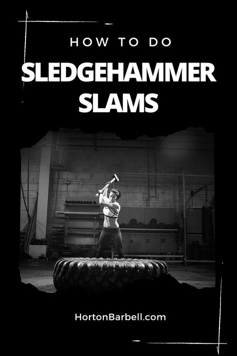 Complete guide on how to do sledgehammer slams, coaching points, and some ideas for how to use them in training. Sledgehammer Workout, Body Strength, Upper Body Strength, Workout Guide, In The Gym, Upper Body, The Gym, How To Use, Coaching