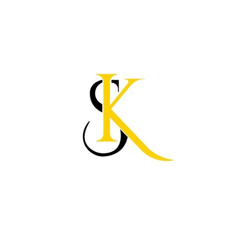 Ks sk letters abstract logo | Premium Vector #Freepik #vector #background #logo #business #abstract Ks Wallpaper Letter, Ks Logo Design Style, Sk Logo Design Letter, Ks Name Wallpaper, Ks Logo Design, Sk Logo Design, Ks Logo, Sk Logo, Typography Fonts Alphabet