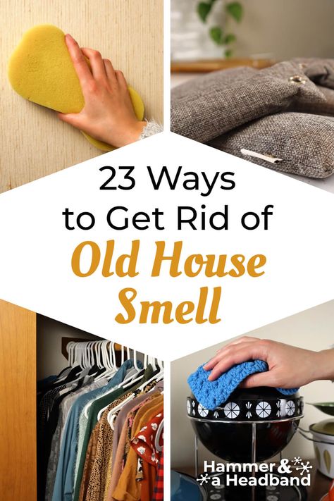 23 Ways to Get Rid of Old House Smell (From Easy to Advanced) Deodorize House, Musty Smell In House, Old House Smells, Clean House Smell, Old House Decorating, Mold Smell, House Smell Good, Fashion Fails, Home Smell