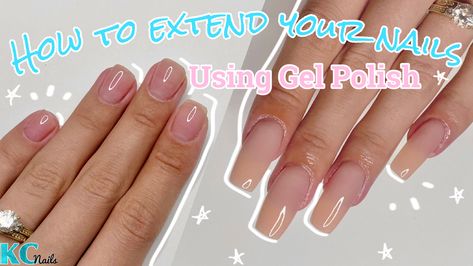 #youtube nail tutorial #gelnails #dippowdernails Poly Gel Nails Tutorial, Basketball Nails, Nails With Gel Polish, Long Nail Beds, Nails With Gel, Gel Nail Tutorial, Prom Nail Designs, Old Nail Polish, Opi Gel Nails