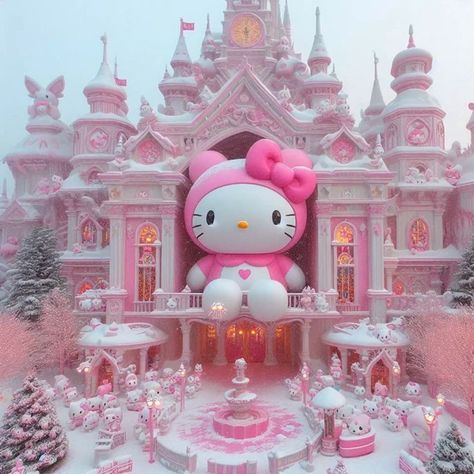 Princess Courtney, Kitty Art, Hello Kitty Backgrounds, Hello Kitty Art, Futuristic Architecture, Eden, Hello Kitty, Kitty, Quick Saves