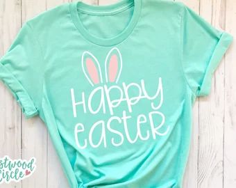 Bunny Svg Free, Bunny Halloween Costume, Easter Svg Files, Easter Shirts, Easter Bunny Ears, Easter Tees, Svg Shirt, Happy Easter Bunny, Easter T Shirts