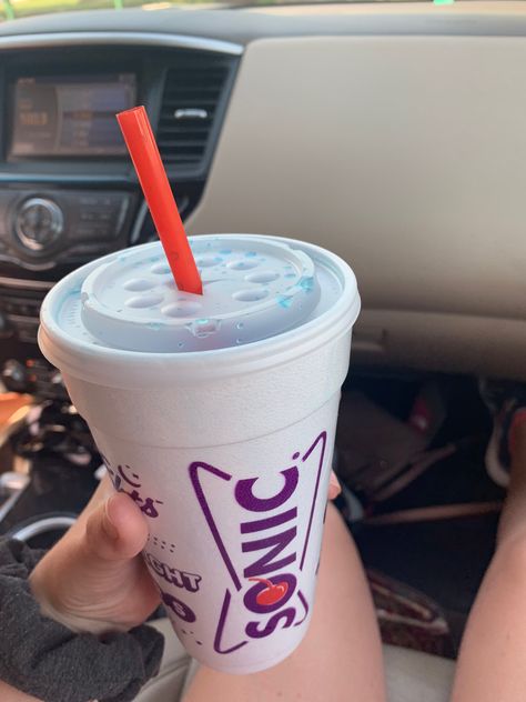 Sonic Water, Sonic Ocean Water, Sonic Drinks, Flavored Water Drinks, Water Aesthetic, Secret Menu, Ocean Water, Dunkin Donuts Coffee Cup, Flavored Water