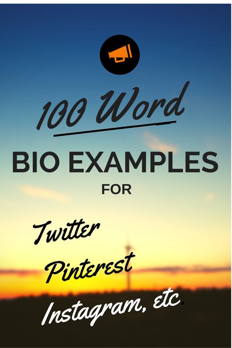 100 word bio examples Best About Me Bio, Short Bio Examples, Artist Bio Example, Writing A Bio, Short Bio, Twitter Bio, Writing Support, Job Resume Examples, Dissertation Writing Services