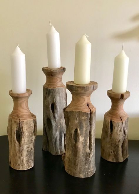 Diy Wooden Candle Holders Rustic, Easy Lathe Projects, Wood Lathe Projects Ideas, Small Lathe Projects, Mini Lathe Projects, Wood Lathe Projects, Wooden Candle Holders Rustic, Lathe Woodworking Projects, Diy Wooden Candle