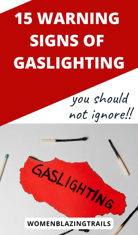 15 Warning Signs of Gaslighting in a Relationship Definition Of Gaslighting, Signs Of Gaslighting, Gaslighting Signs, Type Of Relationship, Forgetting Things, Motivational Articles, Types Of Relationships, Self Centered, Narcissistic Behavior