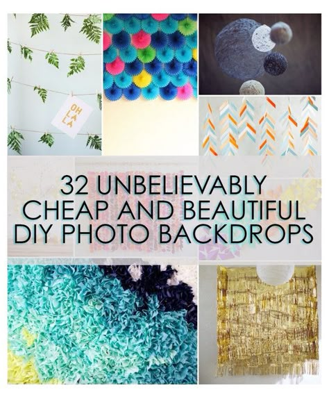 32 Unbelievably Cheap And Beautiful DIY Photo Backdrops Animation Photo, Photo Props Diy, Diy Photo Backdrop, Diy Props, Market Display, Photos Booth, Backdrop Ideas, Photo Backdrops, Foto Tips