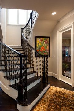 Stair Landing Design Ideas, Pictures, Remodel and Decor Landing Design Ideas, Stairs Landing Design, Traditional Staircase, Stair Landing, Staircase Decor, Stair Handrail, House Stairs, Stair Railing, Ideas Pictures