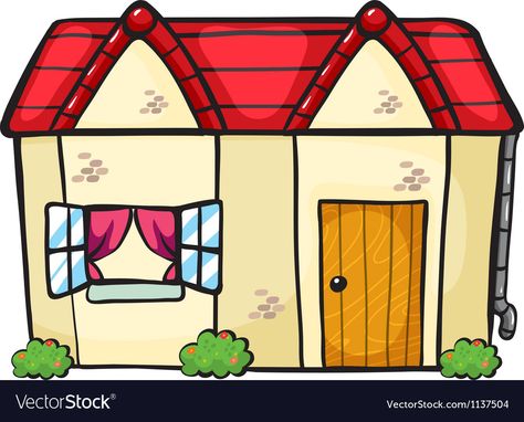 House Quilt Block, Paper Mache Animals, Paper Doll House, House Quilts, Everyday Hacks, Cute Clipart, House Drawing, House Vector, Happy Kids