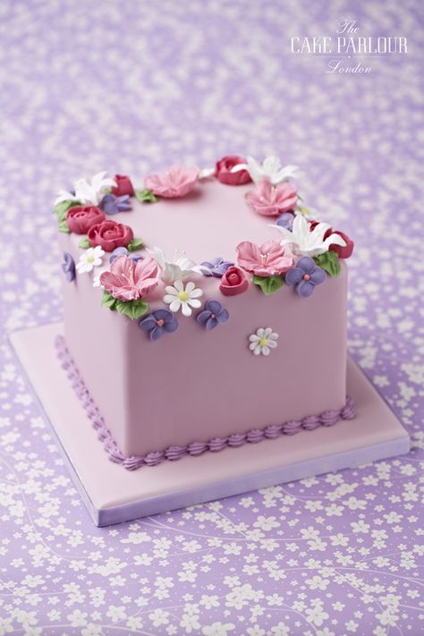 The Cake Parlour designs and creates beautiful celebration cakes for birthdays, christenings and other special occasions. Cake For Women Elegant, Celebration Cakes Birthday, Birthday Cake For Women Elegant, Square Birthday Cake, Birthday Cake For Women, Birthday Cake For Women Simple, Square Cake Design, Cake For Women, Small Birthday Cakes