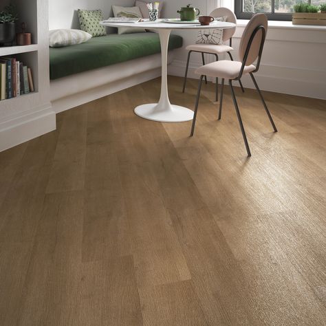 Waterproof, hardwearing, click-fit SPC luxury vinyl planks in a golden beech colour with subtle shade variations. Exclusive to Verona Classic Wood Floors, Composite Flooring, Click Flooring, Vinyl Planks, Underfloor Heating Systems, Vinyl Floor Tiles, Lvt Flooring, Luxury Vinyl Plank Flooring, Vinyl Floor