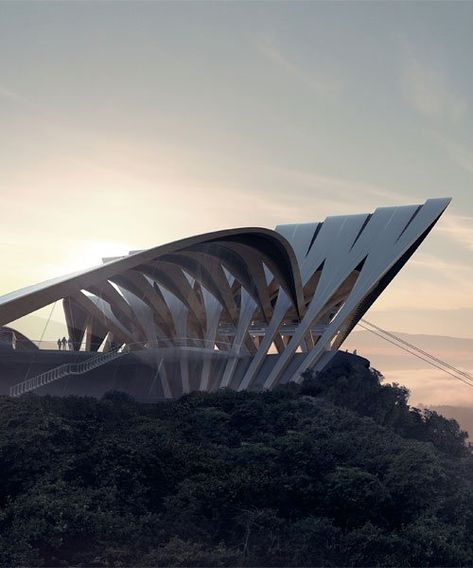 ZHA unbuilt: zaha hadid architects' unrealized, unpublished designs Zaha Hadid Design, Contemporary Villa, Parametric Architecture, Contemporary Exterior, Zaha Hadid Architects, Amazing Buildings, Contemporary Farmhouse, Modern Architecture House, Zaha Hadid