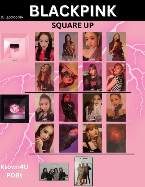 Blackpink Square Up Photocard, Blackpink Square One, Printable Wall Collage, Photocard Template, Blackpink Square Up, Photo Card Template, Blackpink Photos, Blackpink Rose, Blackpink Jennie