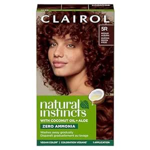 Clairol Natural Instincts Demi-Permanent Hair Dye, 5R Medium Auburn Hair Color, Pack of 1 Medium Auburn Hair Color, Medium Auburn Hair, Auburn Hair Color, Clairol Natural Instincts, Clairol Natural, Demi Permanent, Hair Color Auburn, Permanent Hair Dye, Auburn Hair