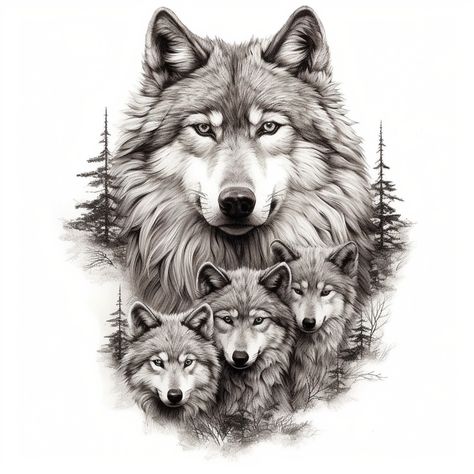 Buda Wallpaper, Puppy Tattoo, Cubs Tattoo, Wolf Tattoo Sleeve, Native Tattoos, Wolf Images, Baby Wolf, Wolf Tattoo Design, Sketch Tattoo Design