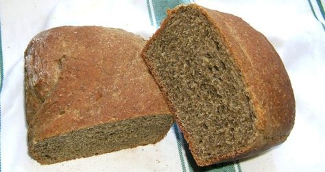 I got into hemp products a couple of years ago when I was traveling in British Columbia and tasted a sample of shelled hemp seed. Recently, I bought some hemp flour with some hemp seed and decided to experiment with making a hemp bread. If you use hemp flour, make sure you mix it with white flour at a ratio of 1:2 at the most. This is quite nice and can be made a little sweeter with a little more honey. If you add more honey, make sure you add a little more flour to compensate for the extra mois Hemp Bread, Seeded Bread Recipes, Savory Baked Goods, 21 Day Meal Plan, Hemp Milk, Flour Bread, Seed Bread, Healthy Bread, Vegan Bread