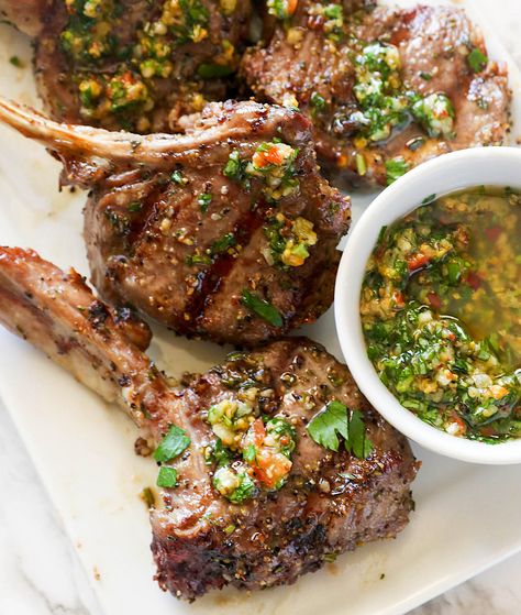 Grilling Recipes Healthy, Grilling Recipes Chicken, Flat Top Grill Recipes, Lollipop Lamb Chops, Lamb Lollipops, Cookout Recipes, Recipes Healthy Easy, Grilled Lamb Chops, Lamb Chop Recipes