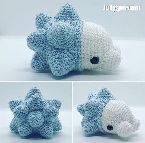 Free Video Game Crochet Patterns, Snom Pokemon Crochet Pattern, Crochet Gengar Free Pattern, Glaceon Crochet, Crochet Patterns Pokemon, Free Pokemon Crochet Patterns, Pokemon Crochet Patterns Free, Crocheted Pokemon, Pokémon Crochet