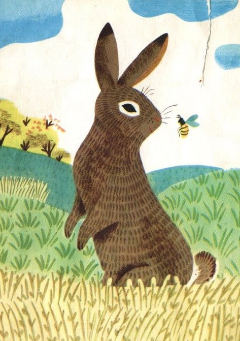 J.P. Miller Somebunny Loves You, Rabbit Illustration, Golden Book, Rabbit Art, Bunny Art, Year Of The Rabbit, Little Golden Books, Arte Animal, Art And Illustration