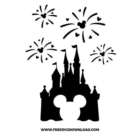 Disney Castle Outline, Disney Castle Christmas, Disney Castle Logo, Disney Castle Silhouette, Disney Castle Svg, Disneyland Svg, Disney World Castle, Castle Svg, Castle Silhouette