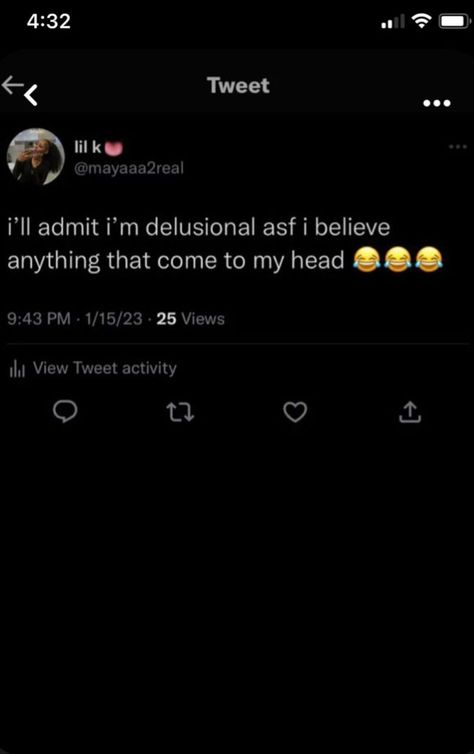 Delusional Tweets, Delusional People Quotes, Baddie Quotes Instagram, Rls Quotes, Delusional Quotes, Lil Quotes, Tbh Quotes, Twitter Quote, Chocolate Photos