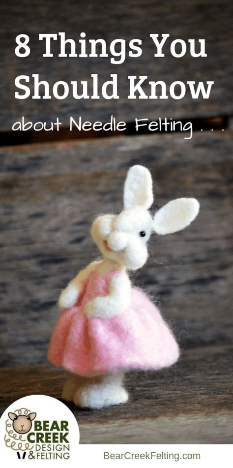 8 Things You Should Know About Needle Felting - Bear Creek Felting Useful Needle Felting Projects, Needle Felting Diy Tutorials Free, Needle Felting People, Felting Projects Ideas, Needle Felt Projects, Wool Needle Felting Ideas, Wool Felting Ideas, Felt Art Projects, How To Needle Felt